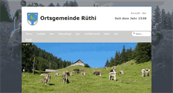 Desktop Screenshot of ortsgemeinde.ch